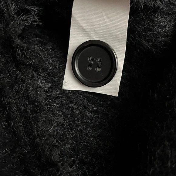 Max Studio Fur Black Vest With Pockets, Style 2707620, Size Medium NWT - Picture 11 of 12